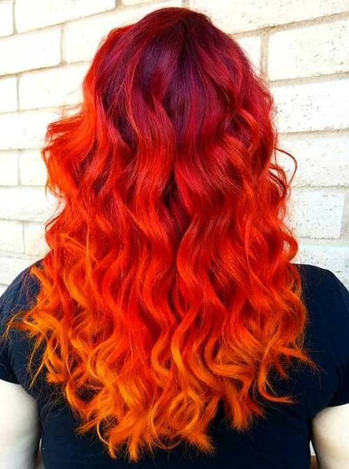 25 Hottest Red Ombre Balayage Hairstyles For 21 Styles Weekly