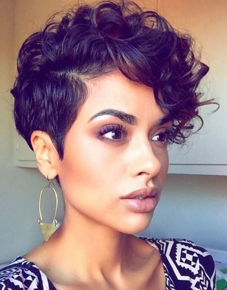 21 Fabulous Short Curly Pixie Cuts Wavy Pixie Cuts For
