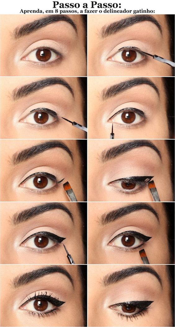 10 Easy Step By Step Eyeliner Tutorials For Beginners Crazyforus