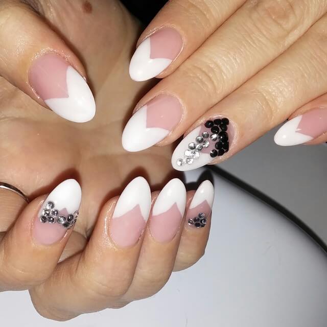 50 Amazing French Manicure Designs Cute French Nail Arts 21 Styles Weekly