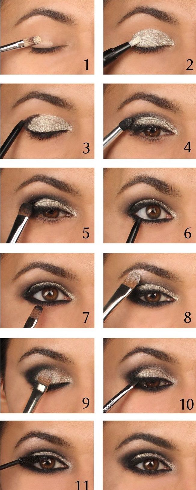 11 Easy Step By Step Makeup Tutorials For Beginners Eye Makeup Ideas