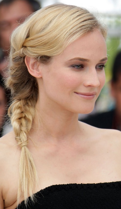 Diane Kruger Fishtail Braid