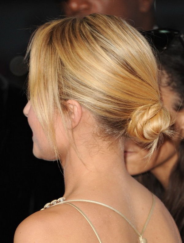 Hayden Panettiere Twisted Bun