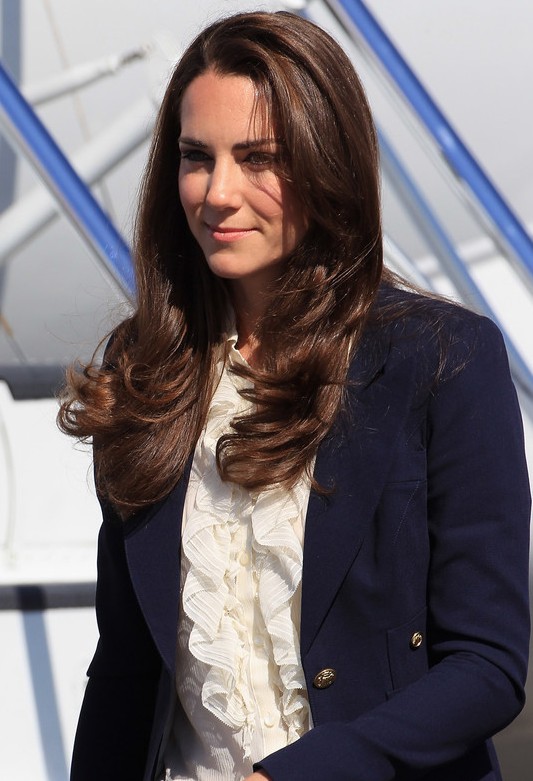 Kate Middleton Long Straight Hairstyles