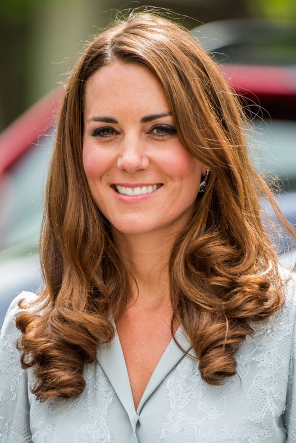 Kate Middleton Long Wavy Hairstyles