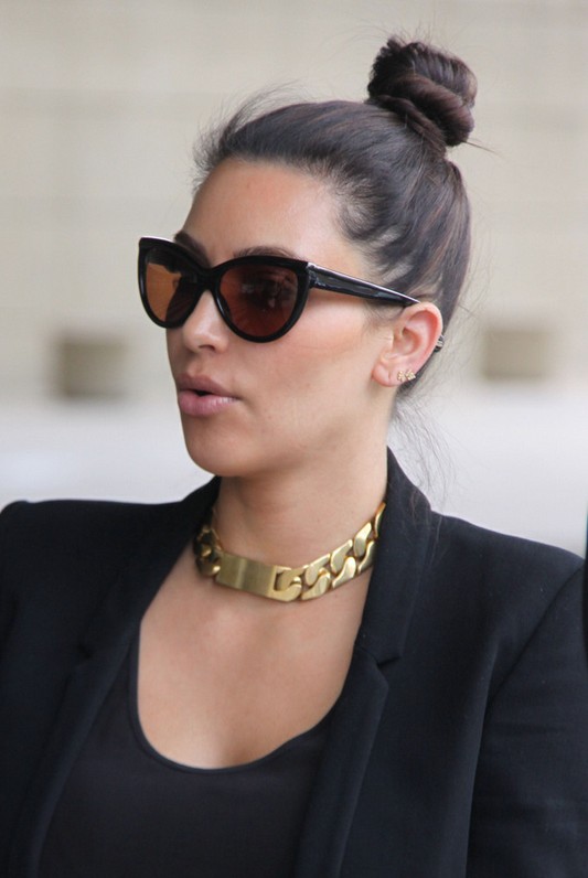 Kim Kardashian Hair Knot