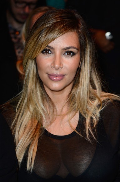 Kim Kardashian Layered Hairstyle