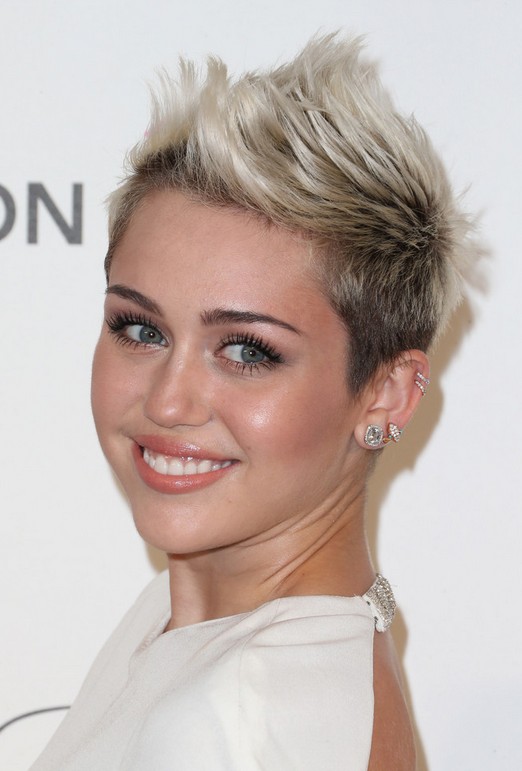 Miley Cyrus Short Fauxhawk