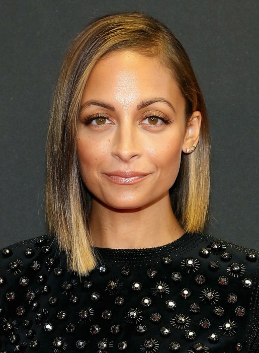 Nicole Richie Asymmetrical Hairstyle