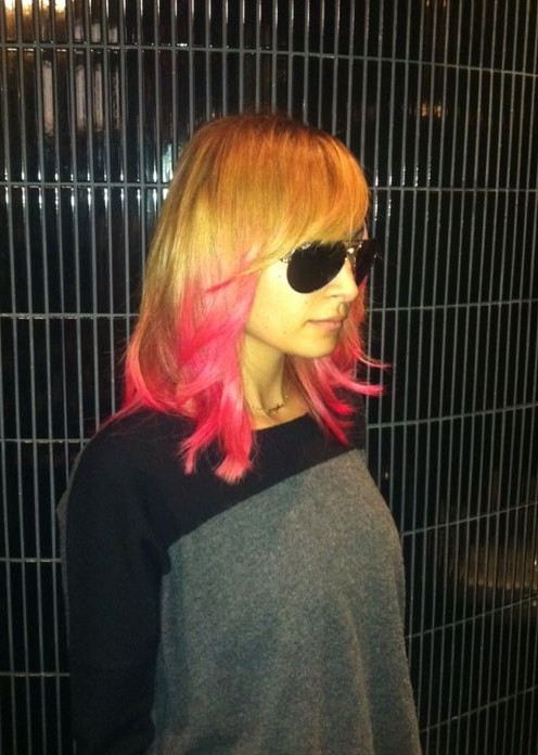 Nicole Richie Pink Hair Styles