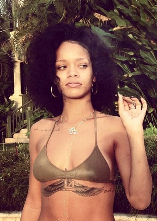 Rihanna Hairstyles 2014