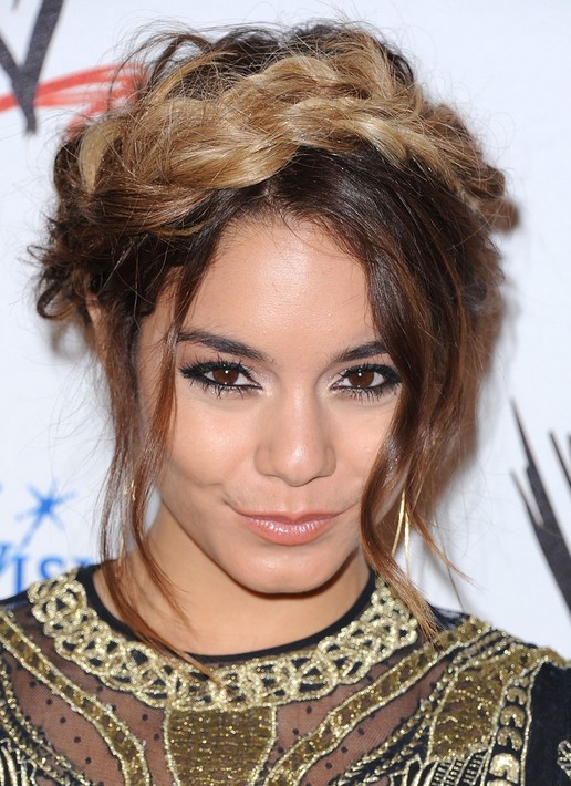 Vanessa Hudgens Braided Updo