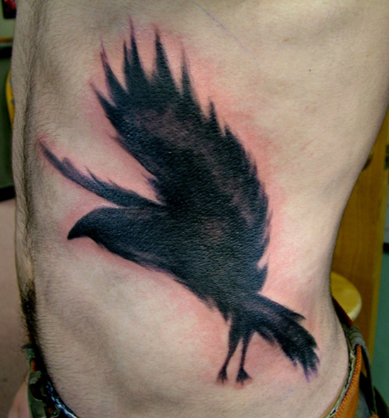 Black bird tattoo designs