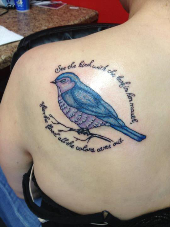 13 Cool Blue Bird Tattoos On Wrist  Tattoo Designs  TattoosBagcom