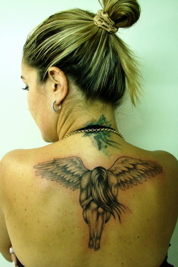 40 Beautiful Angel Tattoo Ideas  Guardian Baby Angel Designs