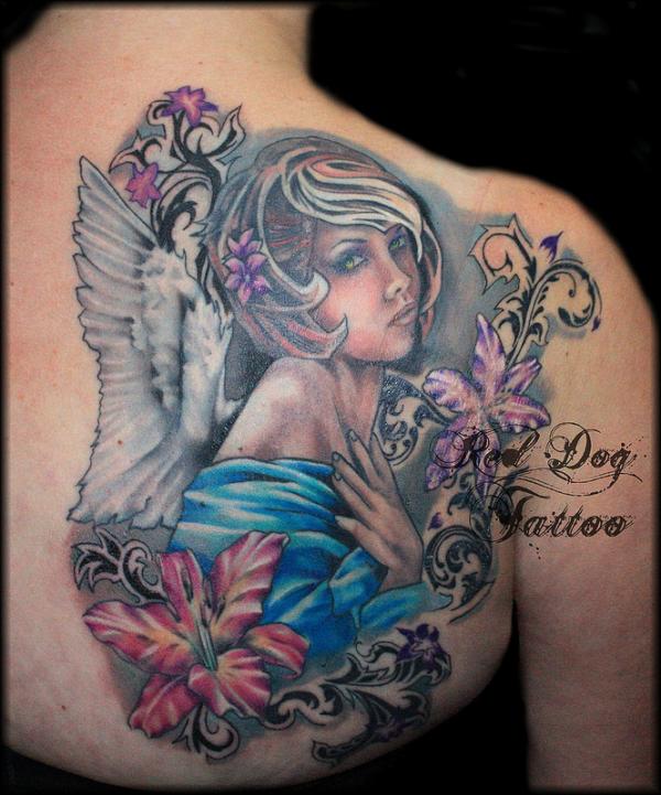 Blindfolded Angel  Tattoos with meaning, Angel tattoo meaning, Angel  artwork