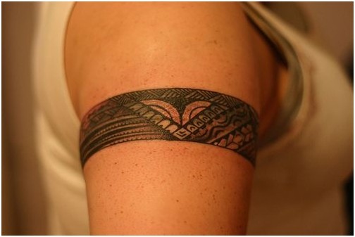 Polynesian Armband Tattoo