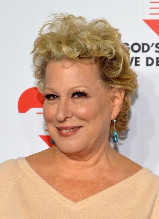Bette Midler Tousled Curly Hairstyle for Women Over 60 ...