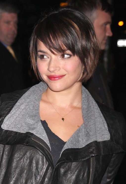 Short Bang Hairstyles 2014