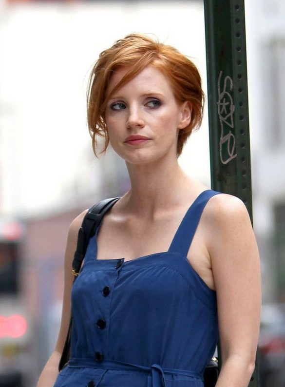 Jessica Chastain Short Hairstyle