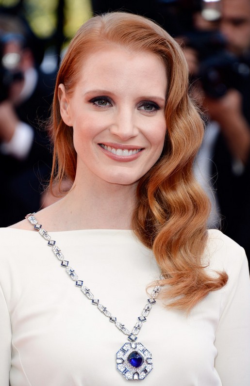 Jessica Chastain Wavy Hair