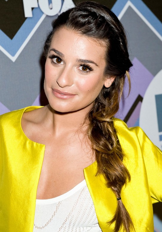 Lea Michele Braid