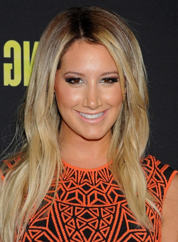 Ashley Tisdale Trendy Long Straight Ombre Hairstyle for Women | Styles ...