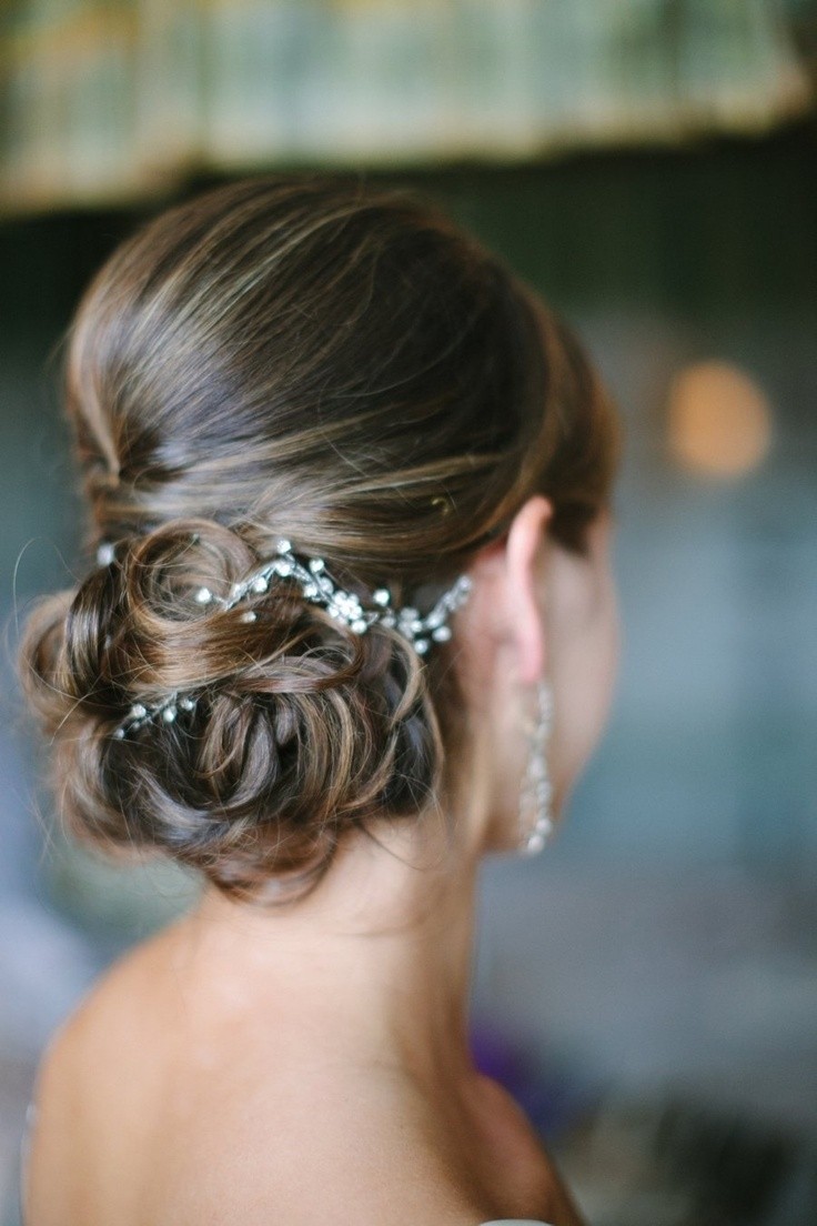 Chic Updo Hairstyles for Brides