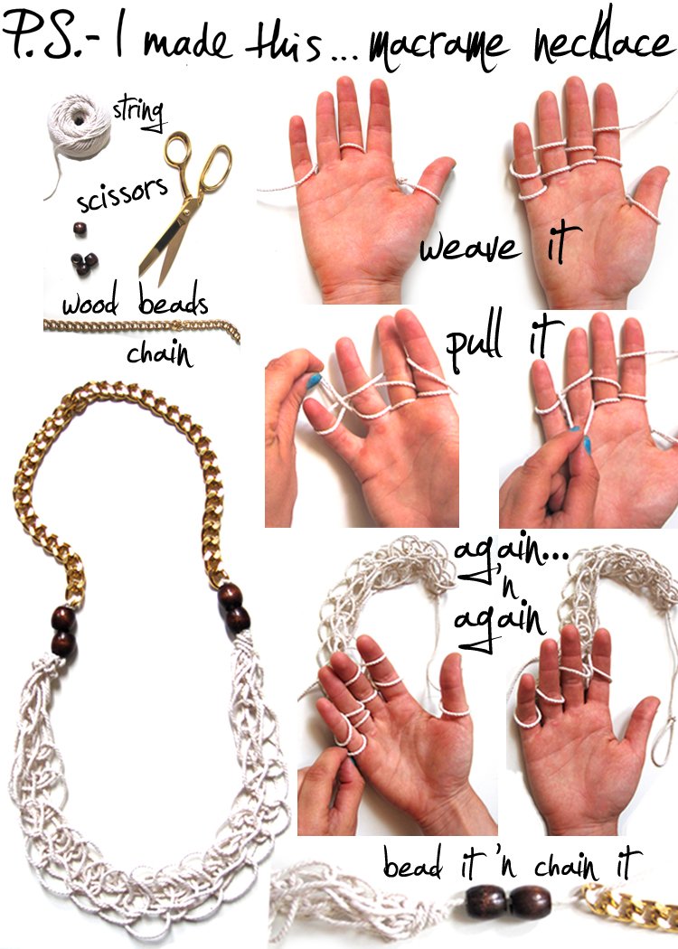 DIY Rope-Chain Necklace