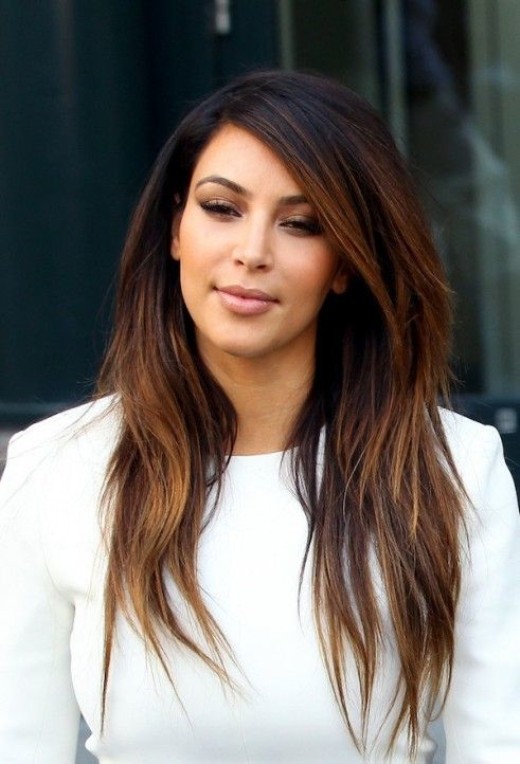 Kim Kardashian Ombre Hair