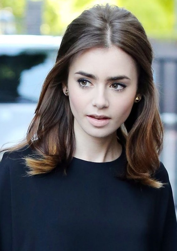 Lily's half-up half-down subtle bouffant hairstyle for ...