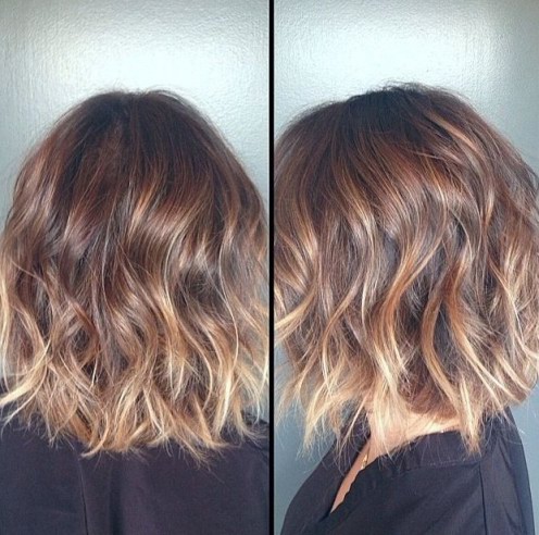 Short Haircut Ombre