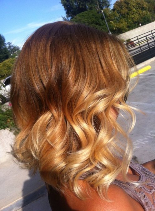 Short Layered Ombre Hair