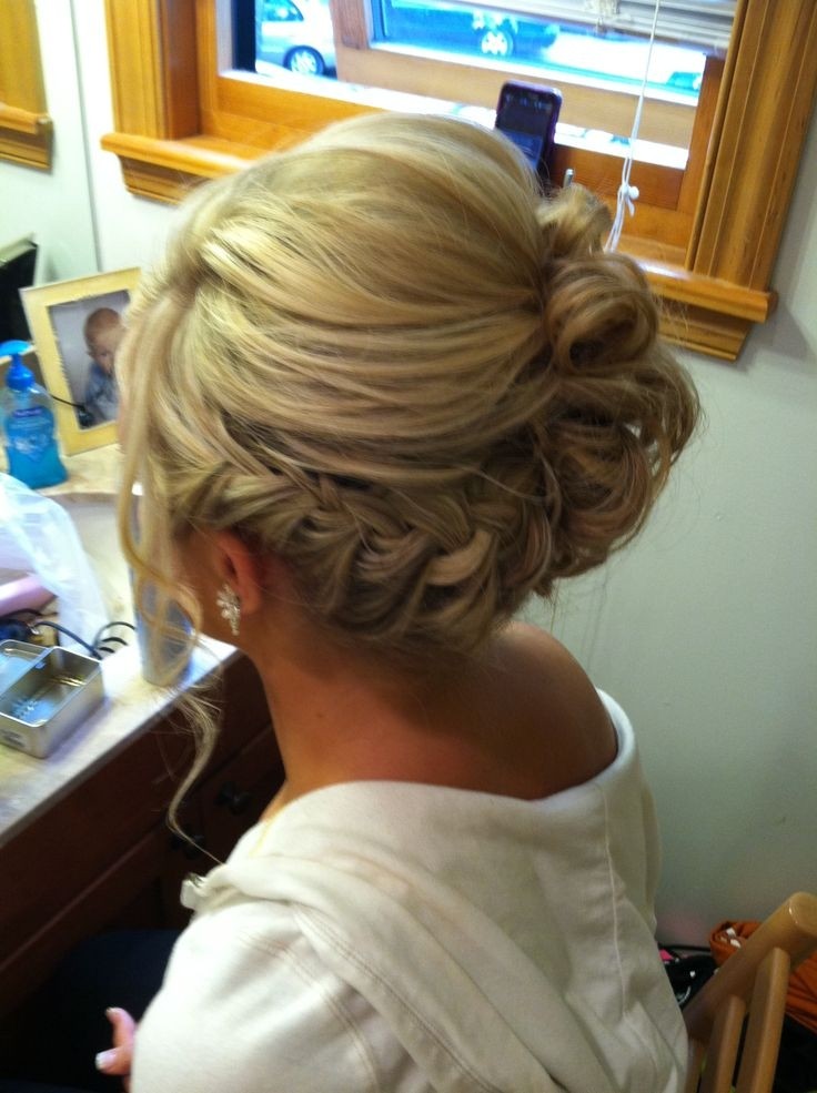 Braided Side Updo: Prom Hairstyles