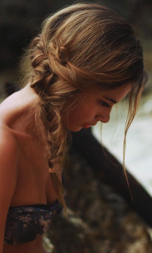 Messy Side Braid