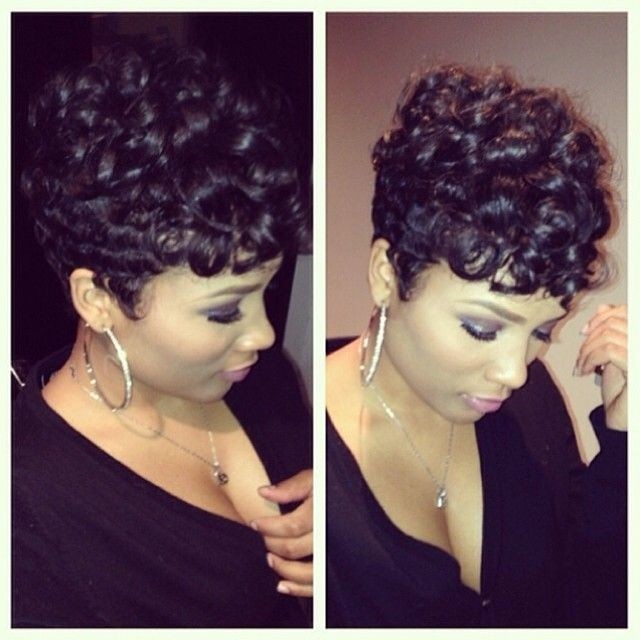 African American Short Curly Hairstyles for Women