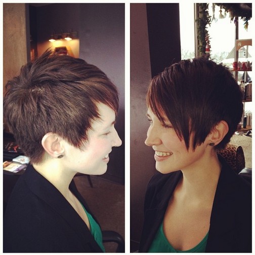 Casual Short Haircut for Thick Hair