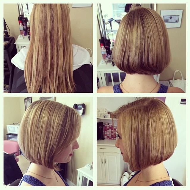 Cute Short Straight Bob Hairstyle for Girls