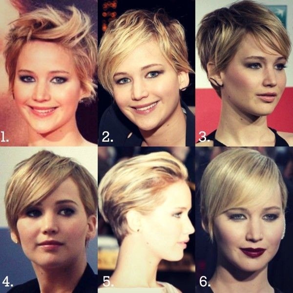 Jennifer Lawrence Short Hair Styles