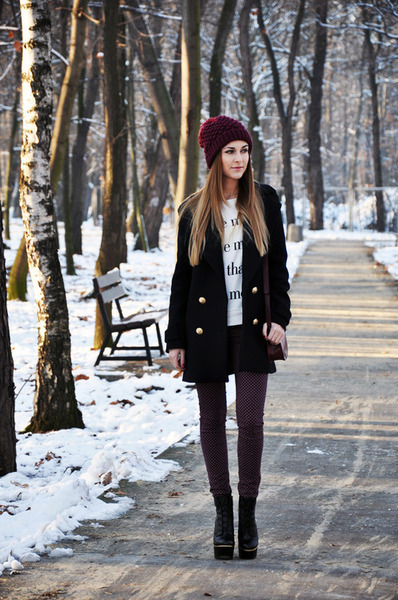 Long Straight Hairstyle for Winter
