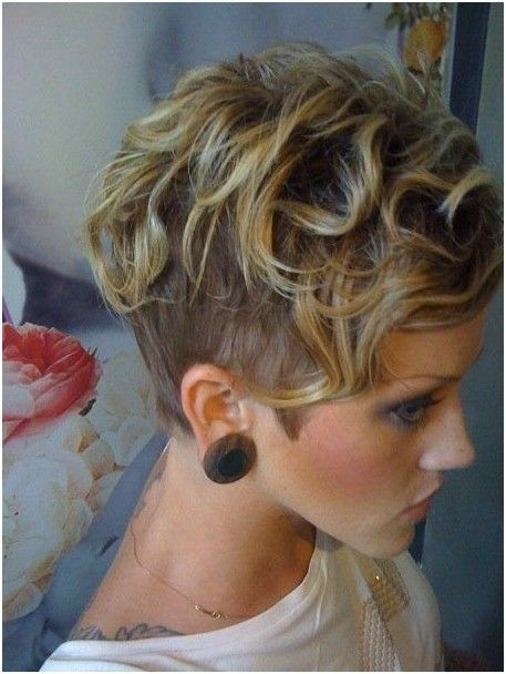 Shaved Haircuts with Short Curly Hair - Short Fine Hairstyles
