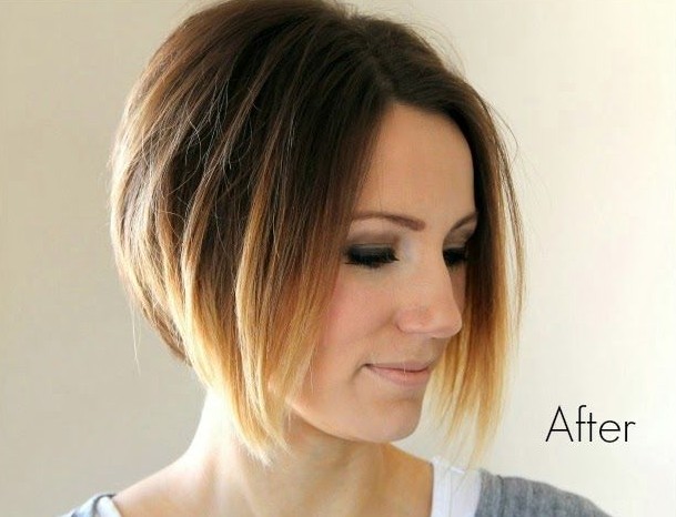 Ombre Hair On Short Bob