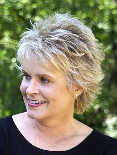 Short Shag Hairstyles for Older Women