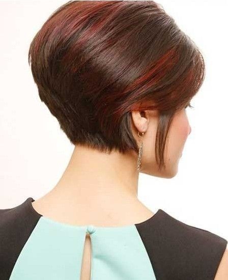 Short Stacked Bob Haircut - Funky Short Formal Hairstyles for Women