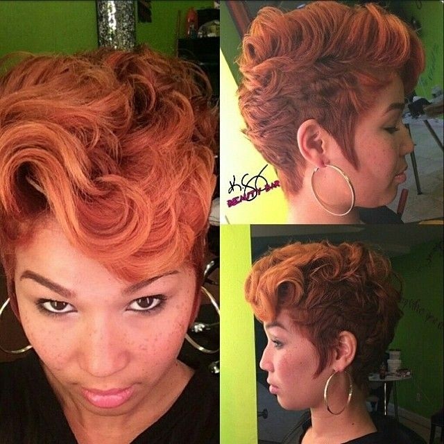 Stylish, Female Short Haircut - African American Hairstyles