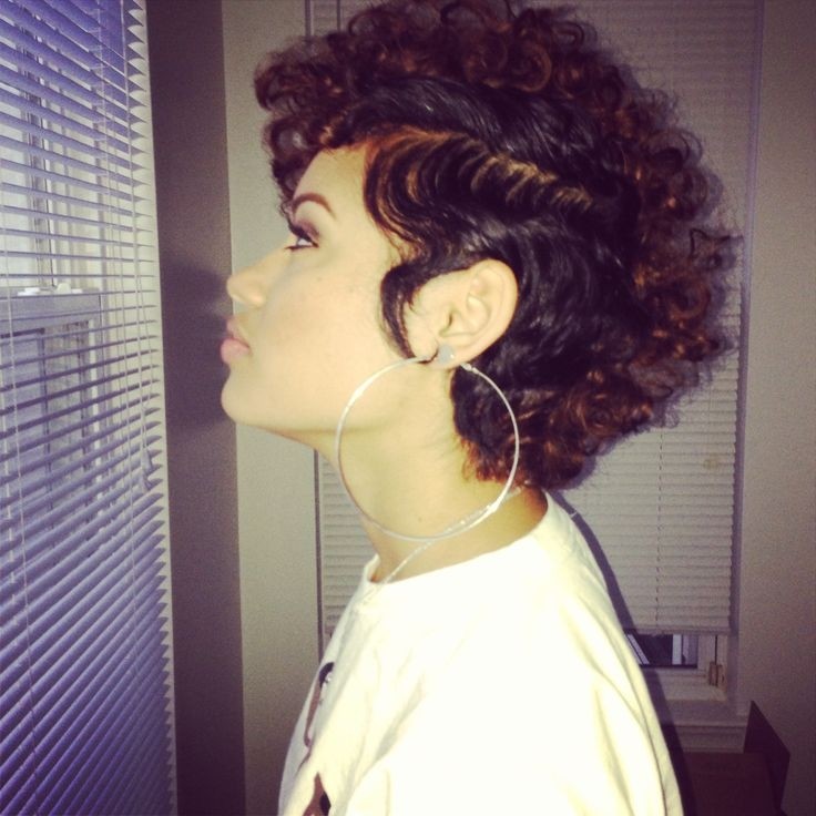 Stylish Short Haircut for Curly Hair - Hairstyles for Black Women
