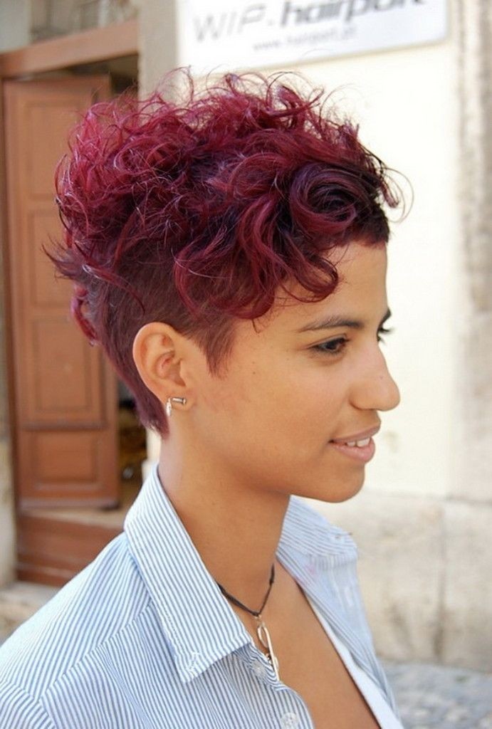 Short Curly Hairstyles Shaved