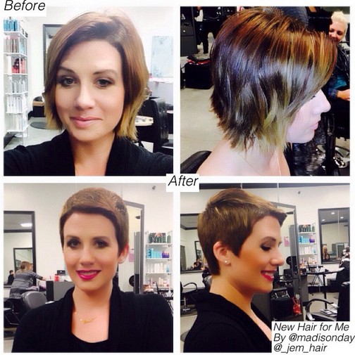 Very Short Haircut for Woman: Pixie Hairstyles with Side Bangs