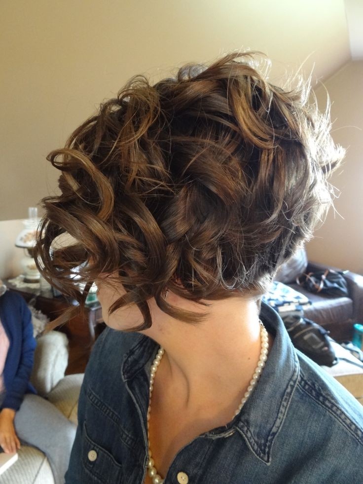 Curly Hairstyles for Short Hair - Very Short Hair Formal Style