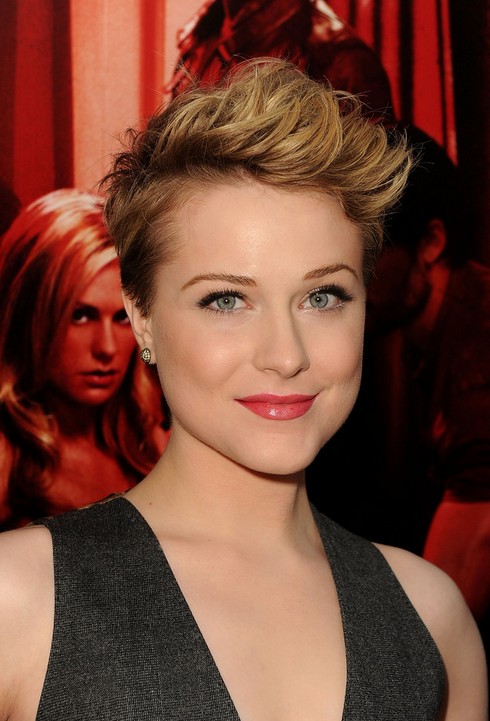 Evan Rachel Wood Pixie Cut for Short Hair